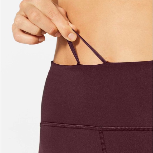 Lululemon Train Times Crop (17") Garnet red maroon 4 - Picture 2 of 10